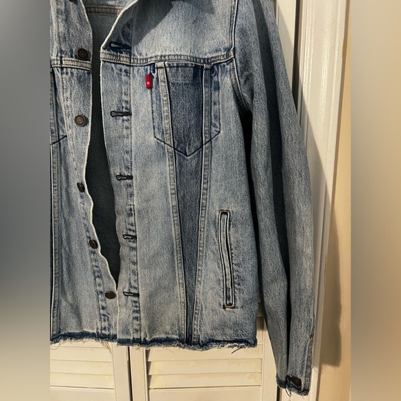 Levi’s Altered Reform Denim Patchwork Trucker Jacket - Picture 6 of 16